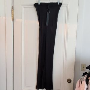 Black Sheer Skirt With Speckles